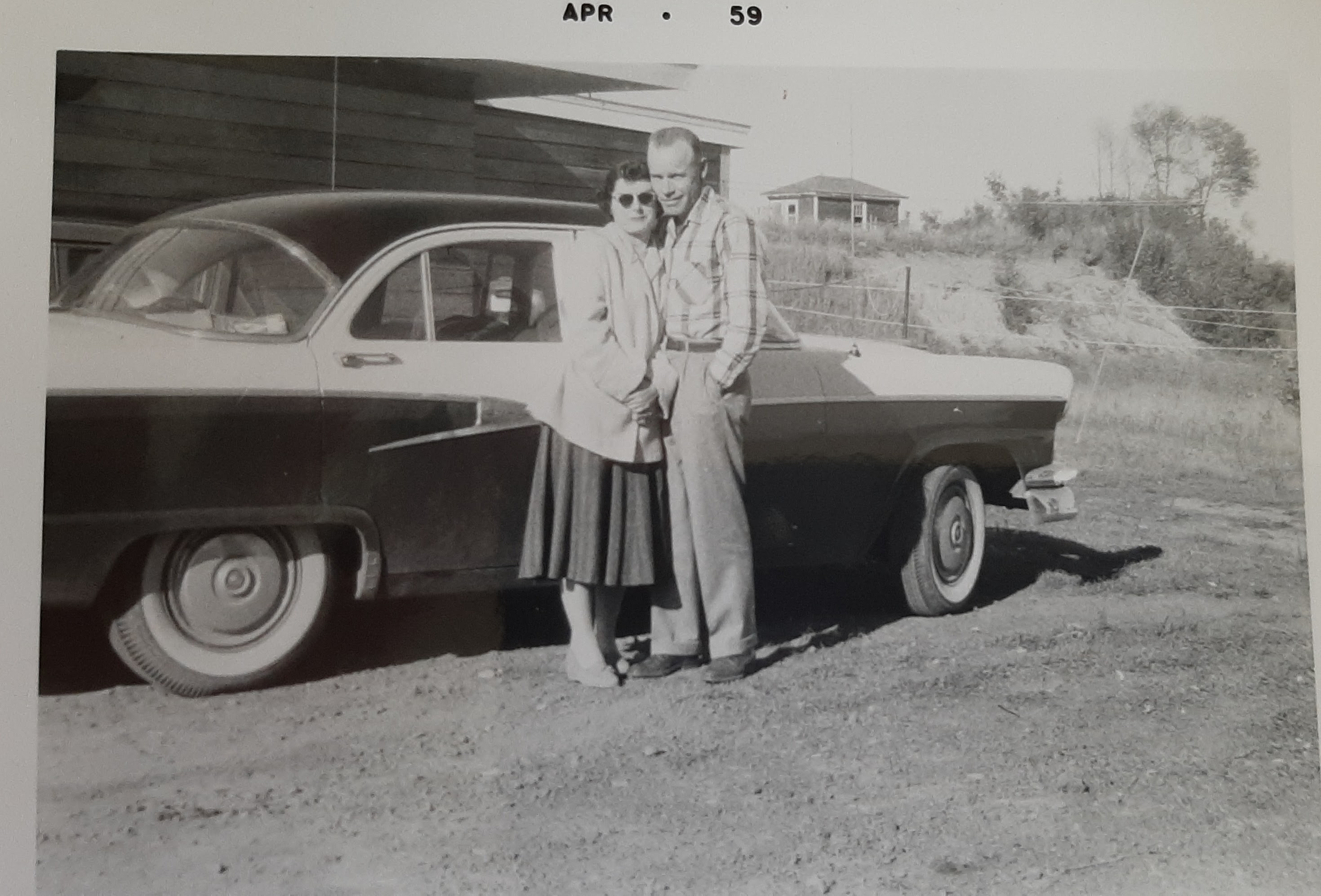 Clark & Betty and their Ford